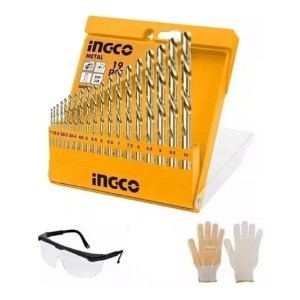 Juego De Mechas Para Metal Profesional 19pcs Ingco Hss - Tyt