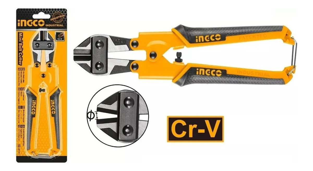 Ff Mini Cizalla Corta Cadena Bulon 8'' Ingco Hmbc0808 - Imagen 2