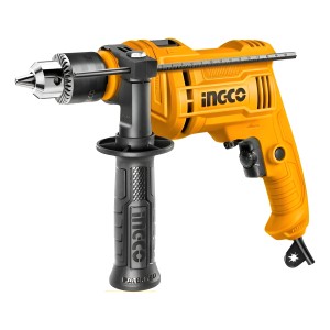 Taladro Atornillador Percutor 710w Ingco Amarillo 50/60hz