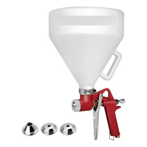 Pistola Tolva Para Texturas Y Revestimiento Pro 3 Boquillas