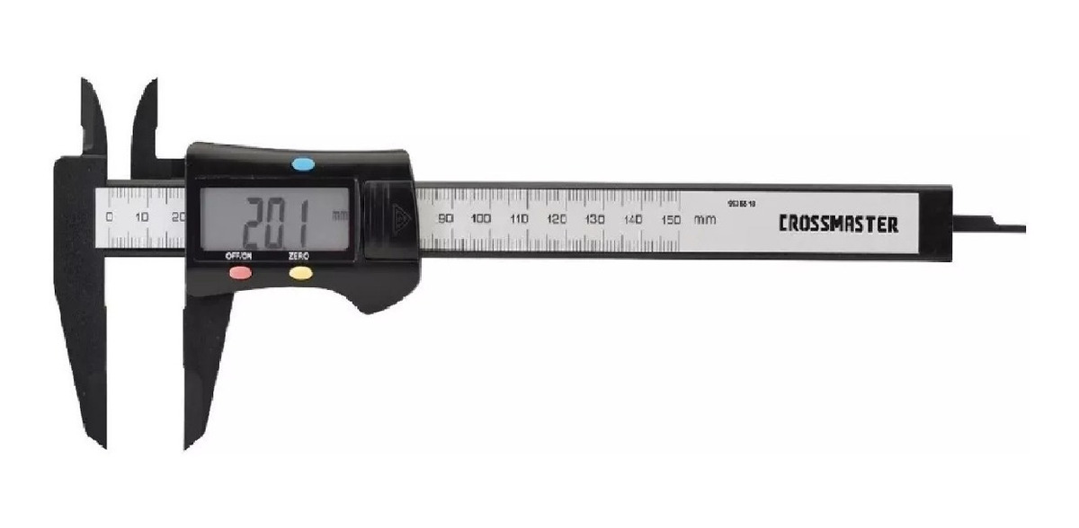 Calibre Digital Crossmaster De 150 Mm Fibra De Carbono - Fc
