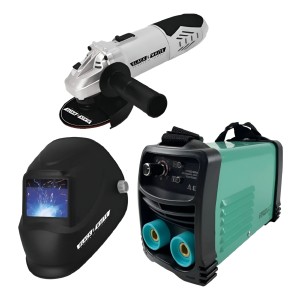 Soldadora Inverter Electrodo 100 A + Amoladora + Careta B&w