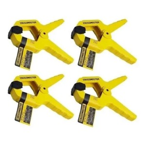 4 Prensas Pinza Sujeción Plastica12kg 115mmx50mm Crossmaster