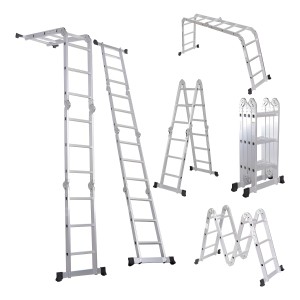 Escaleras Aluminio Andamio Multifuncion 3.5m 12 Escalones