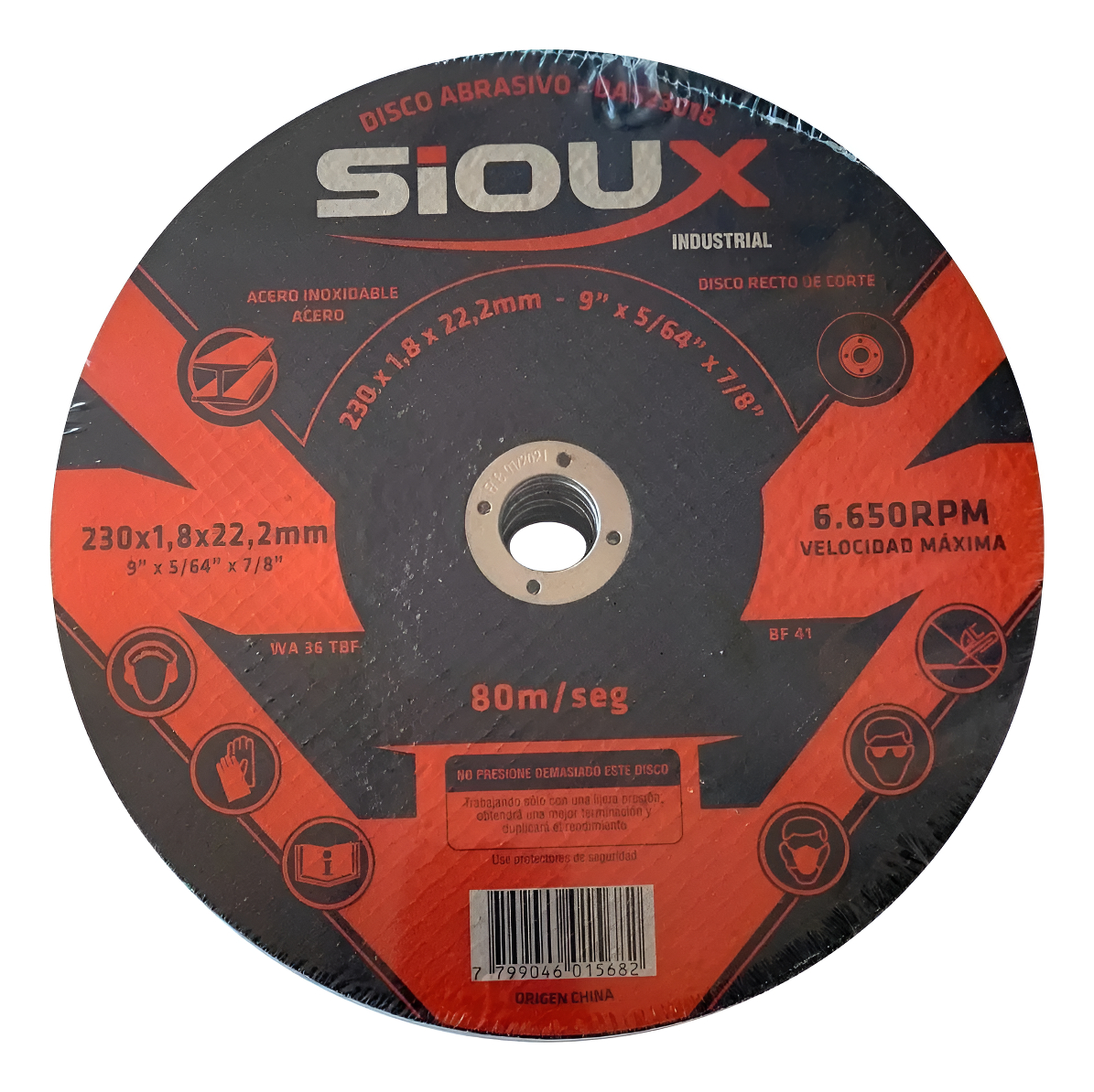 Disco De Corte 41/2 115 PuLG. X 25 Un Calidad Industrial Tyt