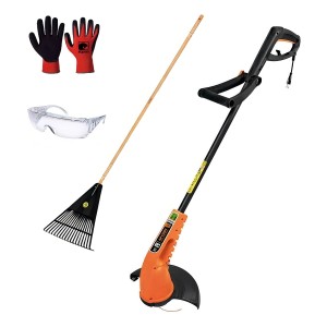 Bordeadora Tramontina 1500w + 10mts Manguera+lentes+guantes Color Naranja