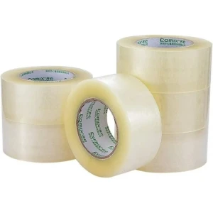 Cinta Adhesiva De Empaque Ancha Transparente 90 Mts Reforzad
