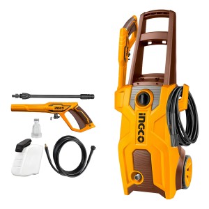 Hidrolavadora Electrica Ingco Hpwr20018 160 Bar 2000w 6 L/m Color Amarillo