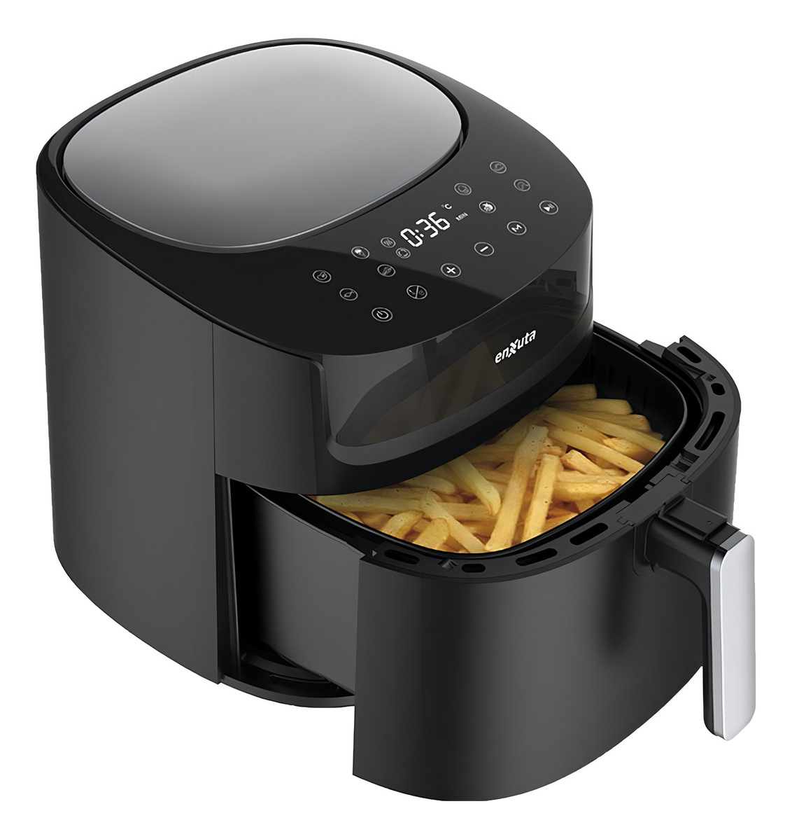 Freidora De Aire Sin Aceite Enxuta Sdaenxfsa1116 6lts Touch Color Negro - Imagen 2