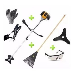 Desmalezadora Bordeadora Nafta 45cc Ingco Industrial