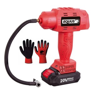 Inflador Compresor Pistola A Bateria 20v Equus + Regalos Tyt