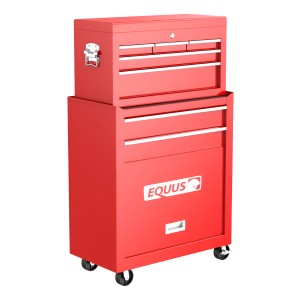 Gabinete Caja De Herramientas Metálica Equus Rojo