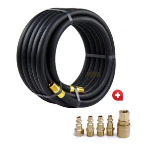 Manguera Compresor Reforzada 10 Metros + Acoples Oferta Tyt