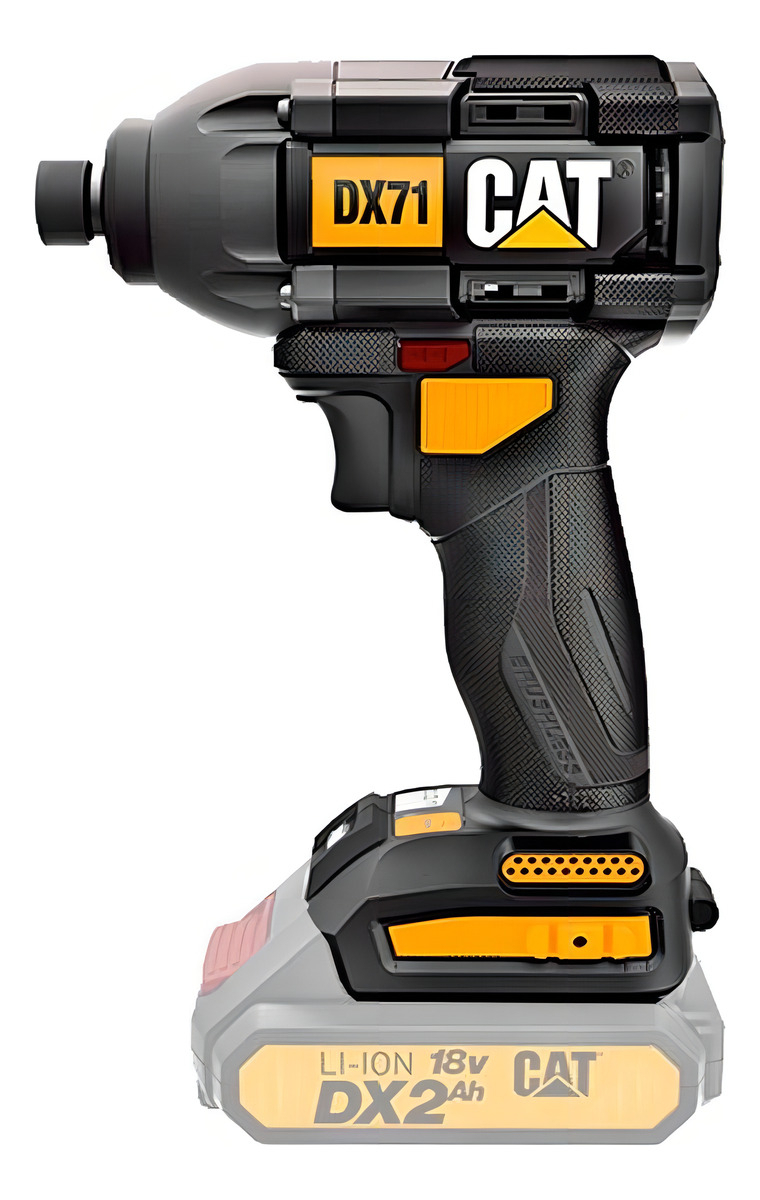 Taladro Atornillador Impacto Cat 200n 18v. Dx71b Sin Batería Color Negro