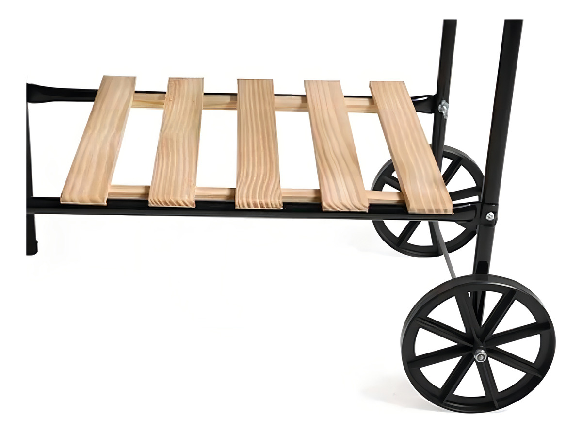 Mor Parrilla Móvil Califórnia 82cm De Ancho 75cm De Alto 38.5cm De Profundidad Negra Negro - Imagen 8