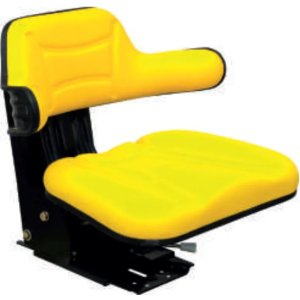 Asiento Universal Tractor Agricola Pvc Amarillo Cum