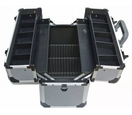 Caja Maletín Aluminio Porta Herramientas Tipo Fuelle Bm - Imagen 3