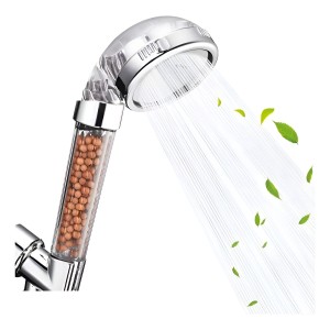 Telefono Ducha A Presión Lluvero Filtro Piedras Kit Completo