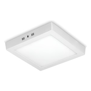 Panel Plafon Practiled Led Cuadrado 12w De Exterior Blanco Frio 12w