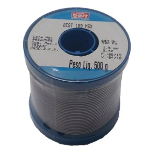 Rollo De Estaño Fideo Best 1.5mm, 500 Gr 60% Sn 40% Pb - Tyt