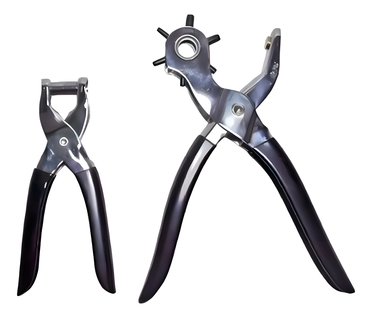 Alicate Sacabocado + Remachadora Ojaletes + 100 Ojales Y - Imagen 2