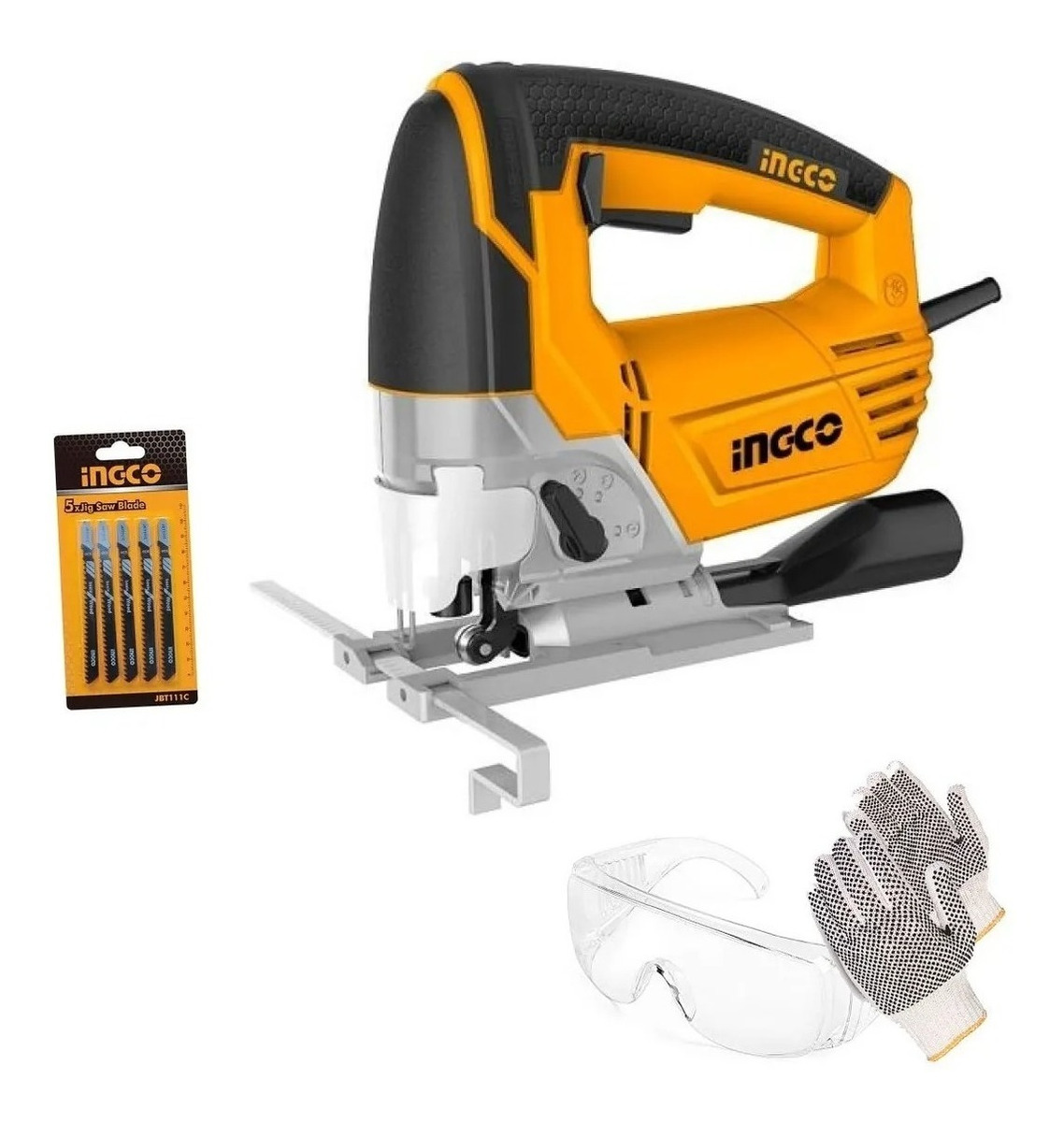 Sierra Caladora De Mano Madera Metal Ingco Js80028 220v - 240v 800w