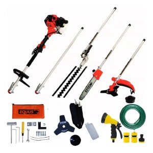 Desmalezadora Bordeadora Equus 4 En 1 A Nafta + Kit Riego