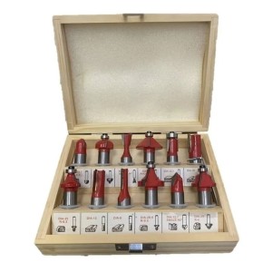 Juego De 12 Fresas Para Fresadora Router Eje 12mm