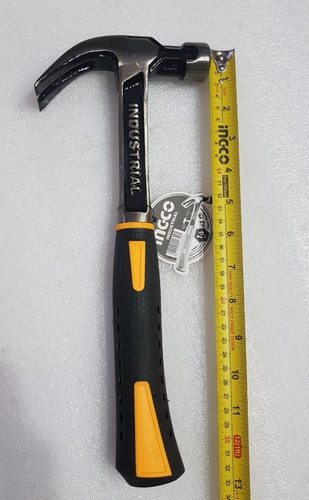 Ff Martillo Uña 450g Industria Mango Forjado Antishock Ingco - Imagen 3