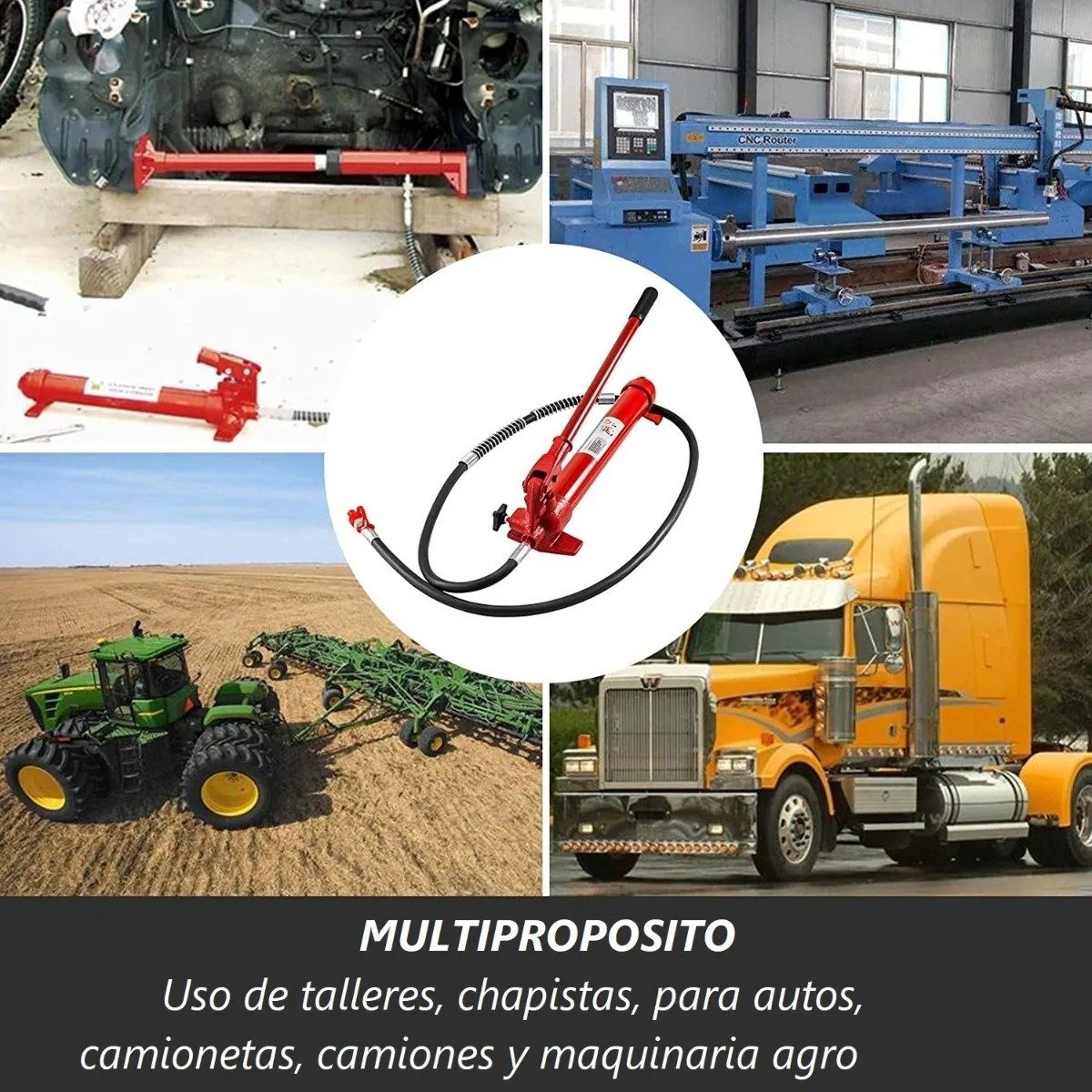 Gato Carrocero Hidraulico 10 Ton Chapista Expansor Leao Bras - Imagen 8