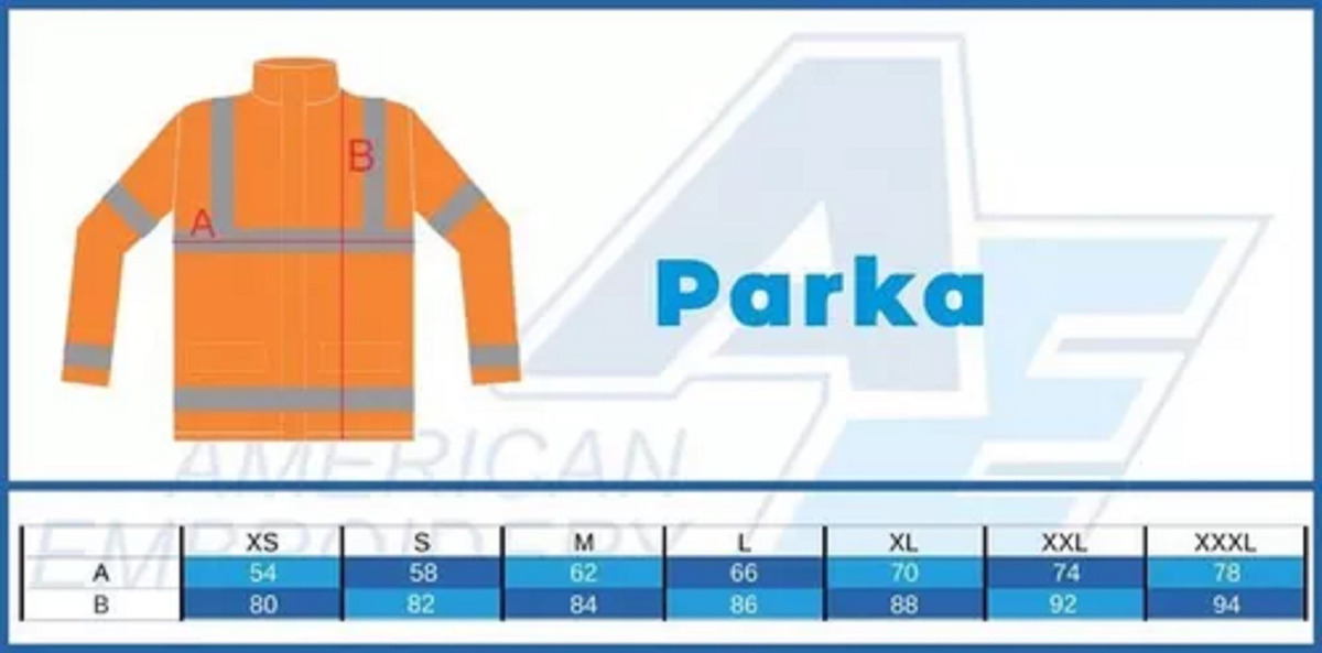 Campera Parka Trabajo Impermeable Amarillo Flúor - Tyt - Imagen 4