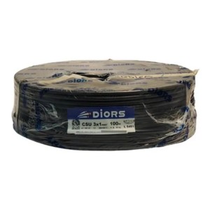 Cable Bajo Goma 3x1 Rollo 100 Mts -