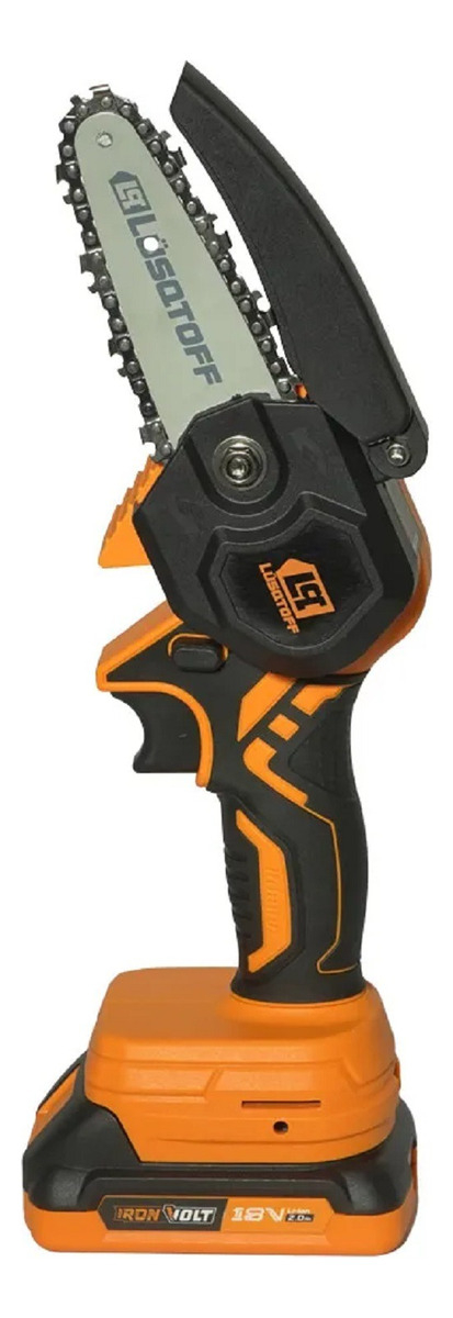 Mini Motosierra Con 2 Baterias Cargador Cadenas 18v Lusqtoff - Imagen 6
