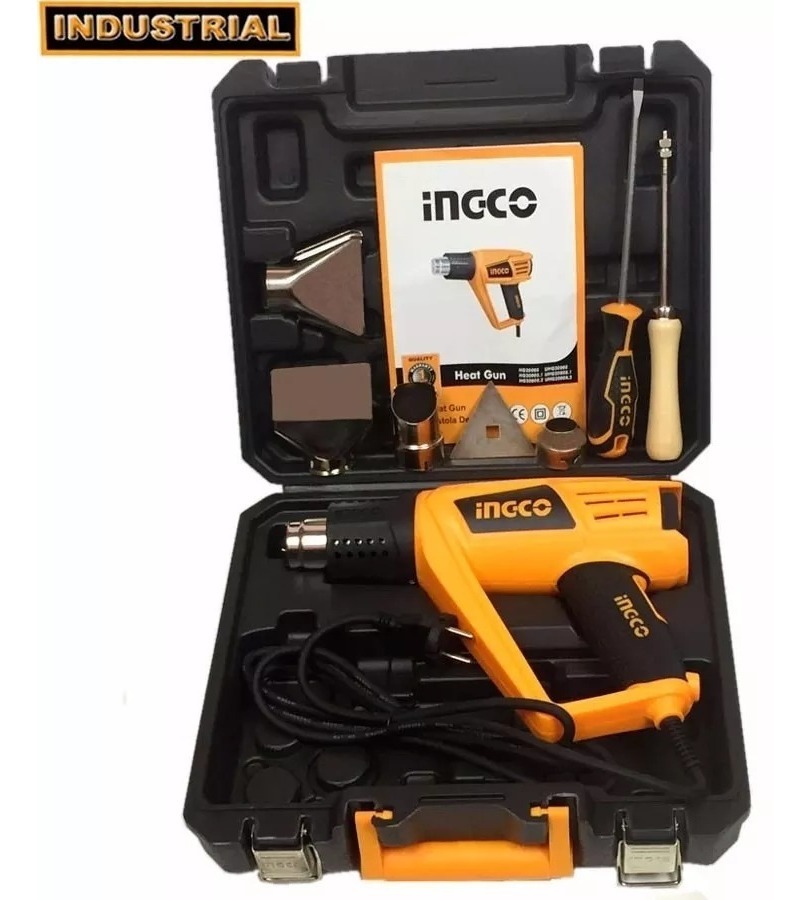 Pistola De Calor Ingco 2000w Pant Lcd Var De Temp Hg20082-1 - Imagen 2