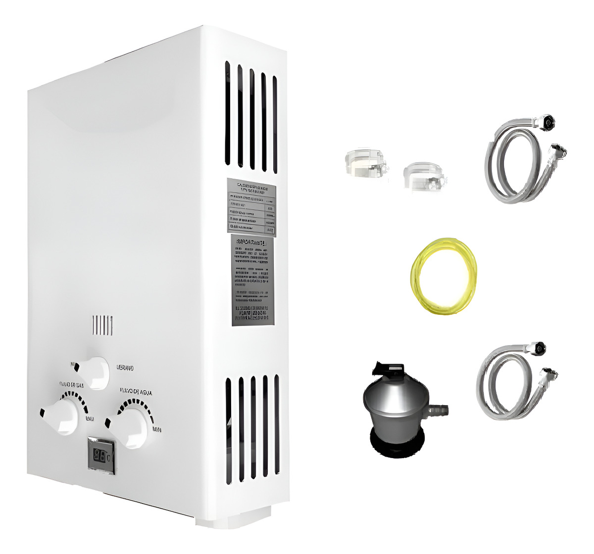 Calentador Instantáneo Supergas 6l Inox Calefon - Tyt