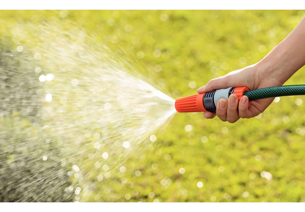 Kit Rollo De Manguera 21mt + Soporte Y Puntero Tramontina (R) Color Verde - Imagen 6