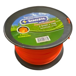 Tanza Cuadrada Bordeadora- Desmalezadora 2.5mmx161mts. L N T