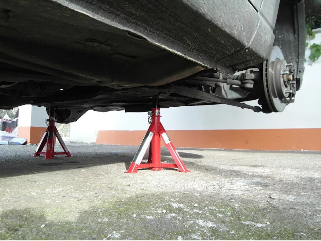 Soporte Gato Auto X 2 Camioneta 2 Tonelada Trípode Caballete - Imagen 2