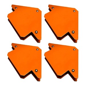 Set 4 Escuadra Magnética Soldar Carpintero 3 25lb - Tyt