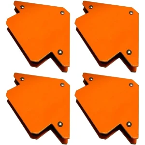Set 4 Escuadra Magnética Soldar Carpintero 3 25lb - Tyt