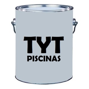 Pintura De Piscina Sintética Int Ext Caucho Clorado 4 Lt Tyt