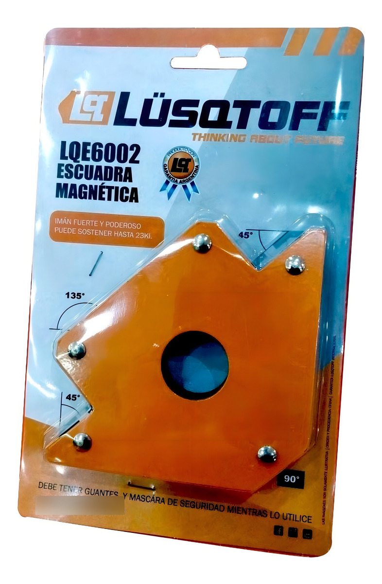 Set 4 Escuadras Magnética Soldar Carpintero 4 50lb Lusqtoff - Imagen 4