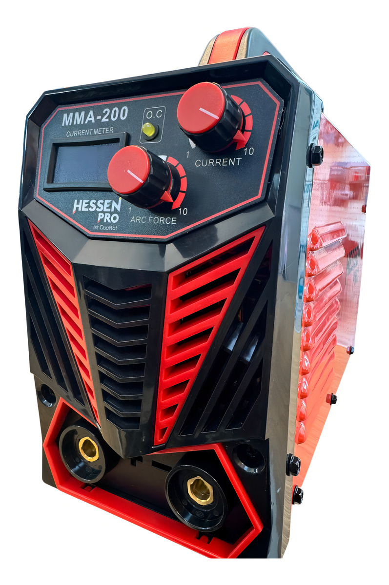 Soldadora Inverter Hessen Pro Mma200a 200a Monofásica Portable Rojo/negro - Imagen 2