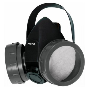 Mascarilla 2 Filtro Incluidos Para Polvo Pretul Filtro Inc