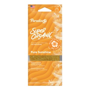Perfumador Bloque Paradise Air Pure Sunshine Auto Y Hogar Usa Naranja
