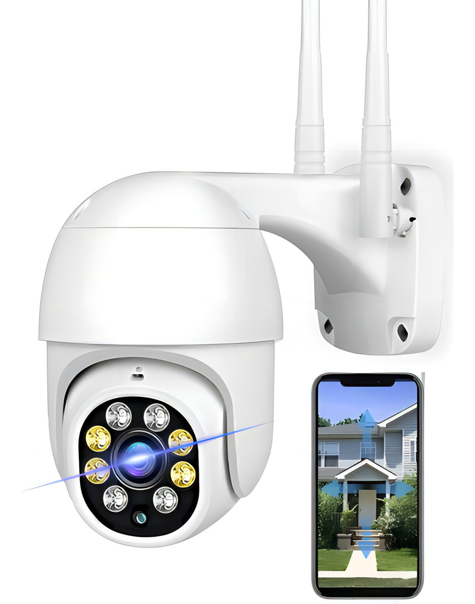 Camara Ip Exterior Camara Wif Camara Seguridad Exterior Wifi Blanco - Imagen 7