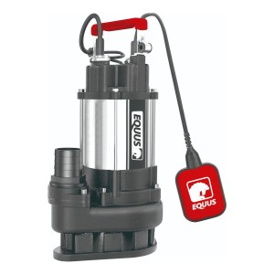 Bomba De Agua Sumergible 750w Equus Para Riego Y Drenaje Color Plateado