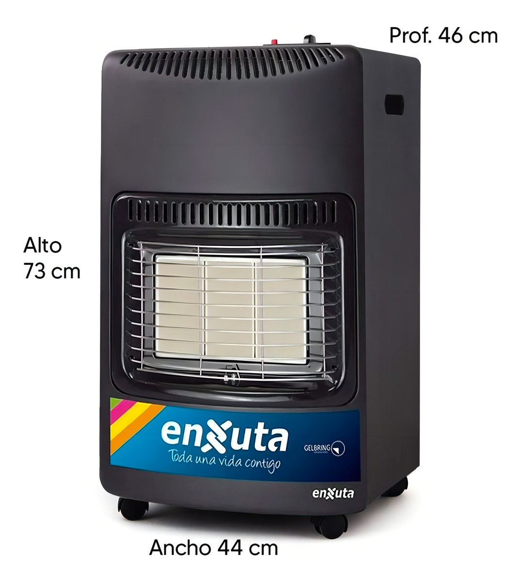 Estufa Enxuta Eenxgv2 Supergas Con Válvula - Imagen 3