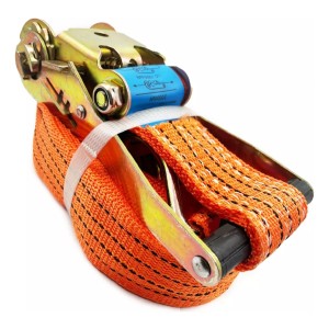 Catraca Carga Cinta Malacate Atado Reforzada Camioneta Carga