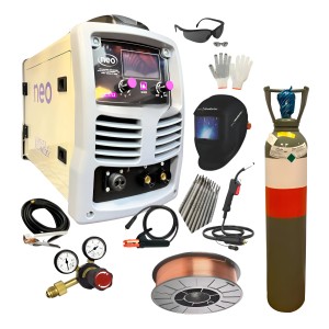 Soldadora 3 En 1 Neo Industrial 200a Mig Tig Mma Tubo Mezcla